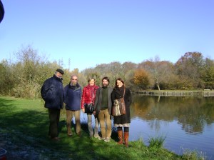 Da sinistra Francesco Borella consigliere  Italia Nostra Milano Nord Sergio Pellizzoni già Direttore Boscoincittà e ora vice presidente Italia Nostra  Milano Nord Luisa Toeschi presidente Italia Nostra Milano Nord Silvio Anderloni Direttore Boscoincittà Chiara Bisconti, Assessore al Verde e allo Sport Comune di Milano